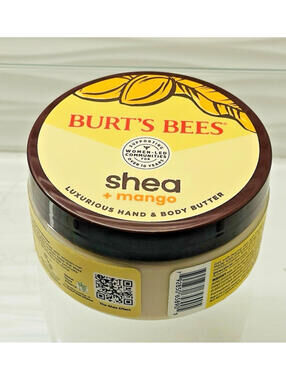 Burt’s Bees Shea & Mango Hand & Body Butter 6.5 oz Moisturizer Jar
